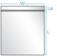 3″x 4″ CLEAR 2 MIL ZIP SEAL BAGS POLY PLASTIC RECLOSABLE LOCK MINI SMALL BAGGIES