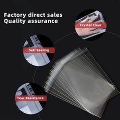 Jadairy Clear Self Sealing Cellophane Bags 10×14 in OPP Shirt Packaging 100 Pcs