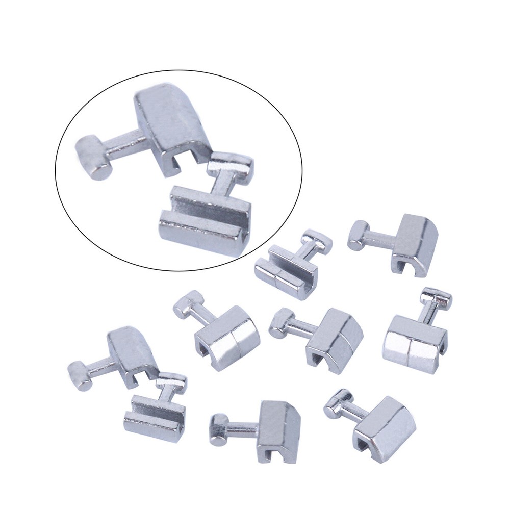 10PCS/Pack AZDENT Dental Orthodontic Short Type Crimpable Hook for Arch Wire