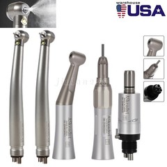 ASkeadnt Dental E-generator LED High Speed/Low Speed Handpiece Kit 2/4Hole