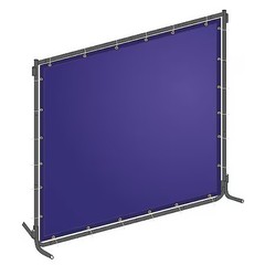 Welding Screen, Transparent Pvc, 8 Ft. W., 6 Ft. H., 13 Oz/Sq Yd, 150 Degrees F