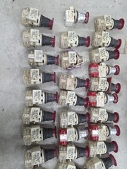 LOT OF 35 Square D 9001 KM1,KM35, KM7 Red Push MOMENTARY VARIOUS DIFFERENT
