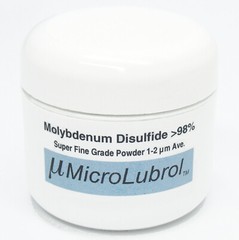 1 oz 28g MICROLUBROL MOLYBDENUM DISULFIDE Moly MoS2 Powder SUPER FINE 1-2 micron
