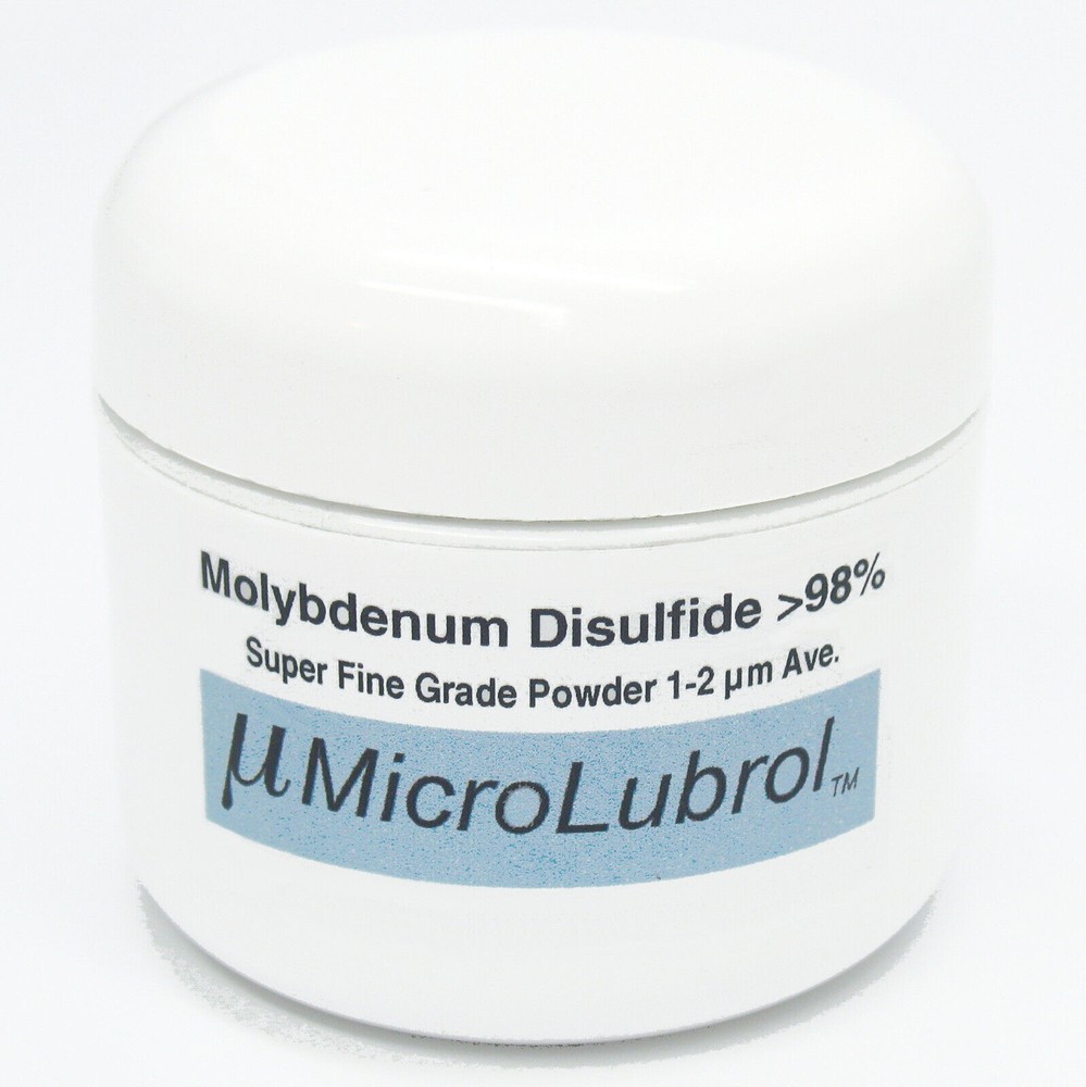 ½ oz MICROLUBROL MOLYBDENUM DISULFIDE Moly MoS2 Powder SUPER FINE 1-2 micron