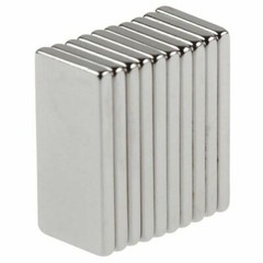 100PCS 20x10x2mm N52 Neodymium Block Magnet Super Strong Rare Earth Magnets Long