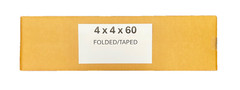 4″ x 4″ x 60″ CARDBOARD BOX – 200 lb – SINGLE BOX – TALL