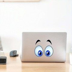 2-Pack 5.51″x4.92″ Cartoon Eye Decals for Car, Truck, Motorcycle, Laptop, Window