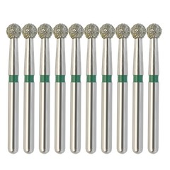Multi-Use Dental Diamond Burs Round Ball Bur Friction Grip Surgical FG 801 801L