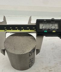 Titanium Round Bar 6AL-4V grade 5 RS56400 2.000 X. 1.90”