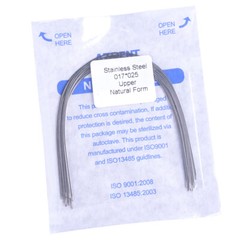 AZDENT Dental Orthodontic Stainless Steel Rectangular Arch Wires Natural Form