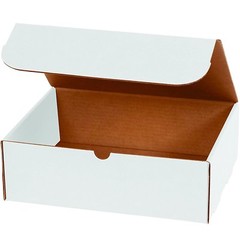7x4x4 White Corrugated Shipping Mailers Packing Box Boxes Folding 50 100 To 1000