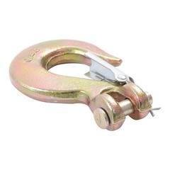 4 Pack 5/16″ G70 Chain Hook Clevis Slip Hook with Safety Latch 14000Lbs Capacity