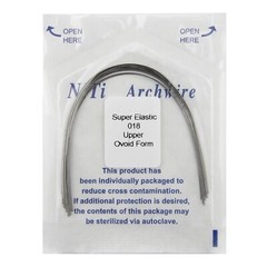 100pcs Dental Orthodontic Arch Wires Niti Rectangular Round Arcos de Ortodoncia