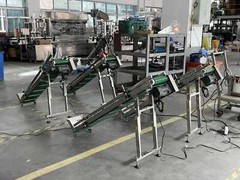 Electric Incline Conveyor Machine, 59″L,Max. 29.5″H Lift, 7.87″W Rubber PVC Belt