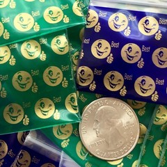 BaggiesSince1987 – 1515 Design Zip Bags 1000PCS METALLIC 50 DSN MIX, READ DETAIL