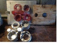 ALUMINUM INGOTS…….. 42 + lbs Casting alloy Near 356