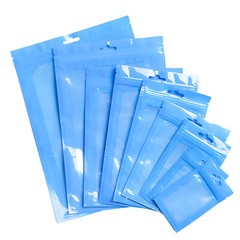 Plastic Sample Bags, Cosmetic Storage Pouches, Zipper Seal Lipgloss Packaging