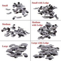 100 Pcs Dental Sectional Contoured Metal Matrices Refill Matrix Band Ledge 35um
