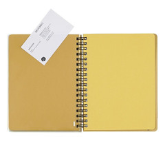 Delfonics Rollbahn Spiral Free Diary 365: 5-1/2 in. x 7 in. (Yellow) *B6 noteboo