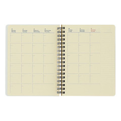 Delfonics Rollbahn Spiral Free Diary 365: 5-1/2 in. x 7 in. (Yellow) *B6 noteboo