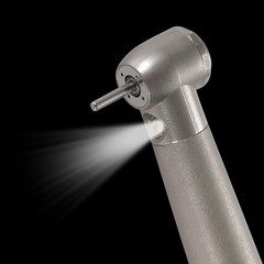 NSK Style Dental LED E-generator Fiber Optic 4 Spray Handpiece 4H Standard Head