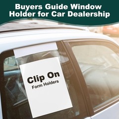 50 Pack Clip On Window Form Holder Buyers Guide Window Hangers Plastic Pouch