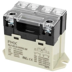 FMX RLF-2CLD-24VDC-SF-10PK, Power Relay, DPST, 30A, 24V DC coil, 10pcs