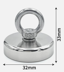 Super Strong Neodymium Fishing Magnet Hook N52 Heavy Duty Rare Earth Magnet with