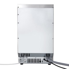 Uimoso 80lbs/24h Commercial Ice Maker Home Bar Restaurant Built-in Cube Machine