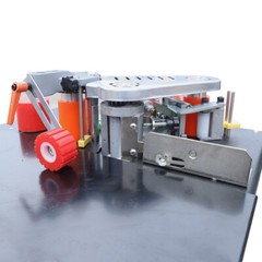 110V 1200W Portable Edge Bander Machine Double Side Gluing Wood Banding Machine