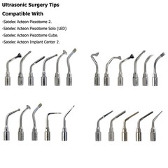 Dental Ultrasonic Satelec Piezo Scaler Tips ACTEON Piezotome Cube Surgery Tips