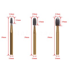 Dental Tungsten Carbide Bur Trimming & Finishing Egg Football FG7404/7406/7408