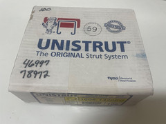 100 Count – Unistrut Strut Channel Nut w/ Spring 1/4″-20 Electro-Galvanized