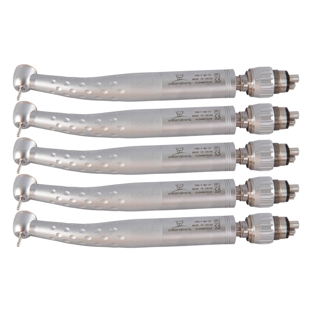 5 Yabang Dental High Speed Handpiece Big Torque with 4 Holes Coupler GD4
