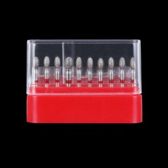 Dental Fine Grit Diamond Burs 379-023F/368-023F Egg Football Shape for Cutting