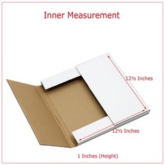 100 LP Premium Record Album Mailers Book Box Variable Depth Laser Disc Mailers