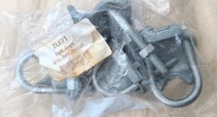 (4 Pk) Right Angle Conduit Clamp Steel 3/64 in to 1 5/8 in, 3/4 in Trade S 2LKV1