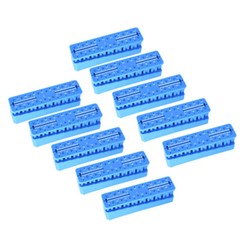 Dental Endo Ruler Block Taper Files Measure Instrument Ruler Scale White Bomaoer
