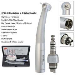 COXO Dental High Speed Handpiece Fiber Optic For KaVo MULTIflex Coupler 4 6 Hole