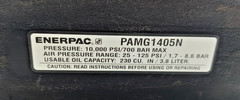 ENERPAC PAMG1405N TURBO 2 AIR DRIVEN HYDRAULIC FOOT PUMP 4/3-WAY VALVE 700 BAR