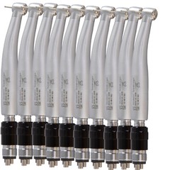 10pcs/1pc NSK Style Dental High Speed Turbine Handpiece with 4-Hole Coupler YBNK