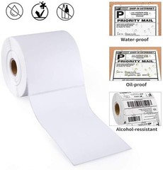 4 Rolls 4×6 Direct Thermal Shipping Labels – 250 per roll – 1000 labels