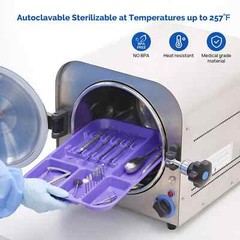 Dental Autoclavable Instrument 135°C Divided Plastic Set Up Trays Optional Type