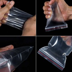 Zipper Bags Grip Seal Bags Clear Resealable Plastic Food Grade Storage Bags