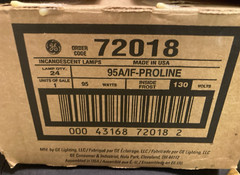 GE Proline 95 Incandescent Light Bulbs A19 95w 130V Open Full Case / Brand New