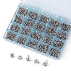 AZDENT Dental Ortho MIM Brackets Braces Mini Roth.022 Hook 345 /Buccal Tube
