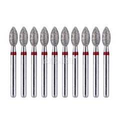 AZDENT Dental FG Diamond Burs Football #368-023F Fine Red 10pcs/box