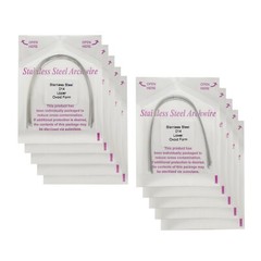 100pcs Dental Orthodontic Arch Wire Stainless Steel Ovoid Form Archwires Round