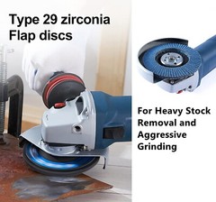 40 GRIT 40 PACK 4-1/2″ ZIRCONIA FLAP DISC ANGLE GRINDER SANDING GRINDING WHEELS