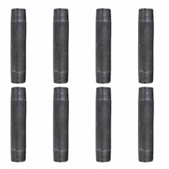 3/4 in. X 5 in. Black Pipe 8 Pack